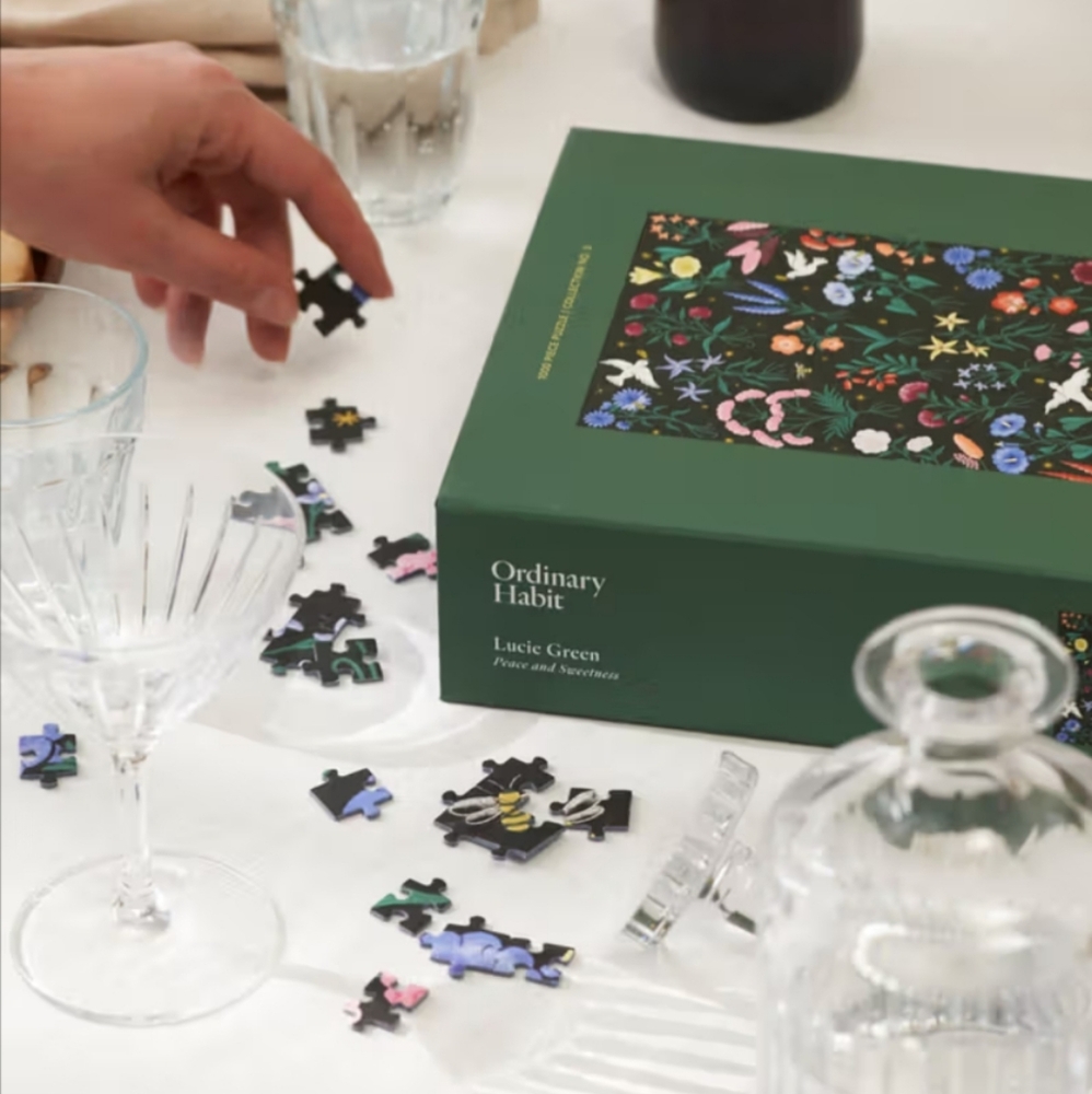 BNIB Ordinary Habit Jigsaw Puzzle 1000 Pieces, Lucie Green Illustrator